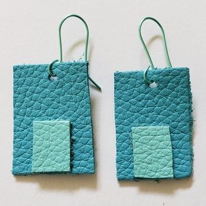 Full Grain Leather Earrings